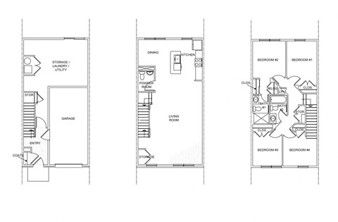 Four bedroom townhome Four bedroom townhome